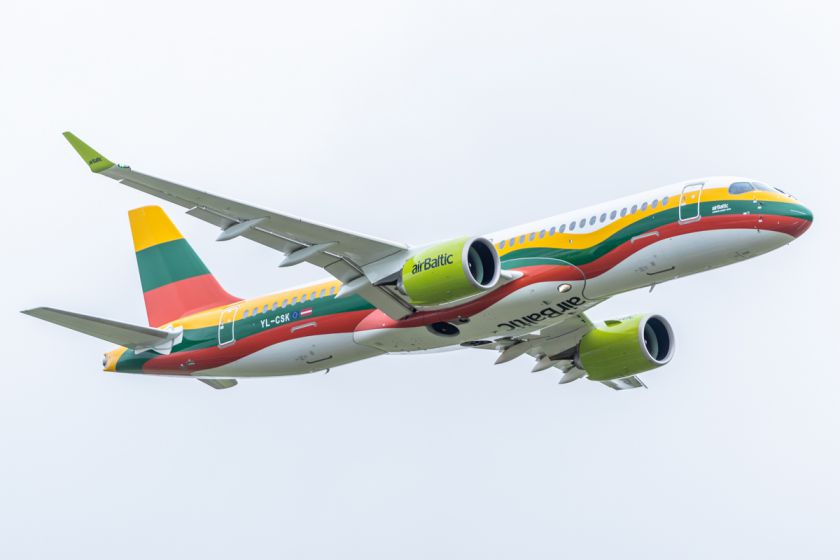 „airBaltic“ Lietuvoje šiemet aptarnavo 18% daugiau keleivių